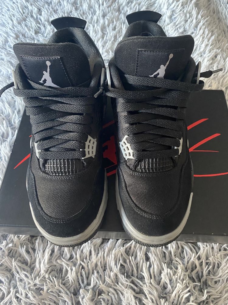 vand Jordan 4 Black canvas SE