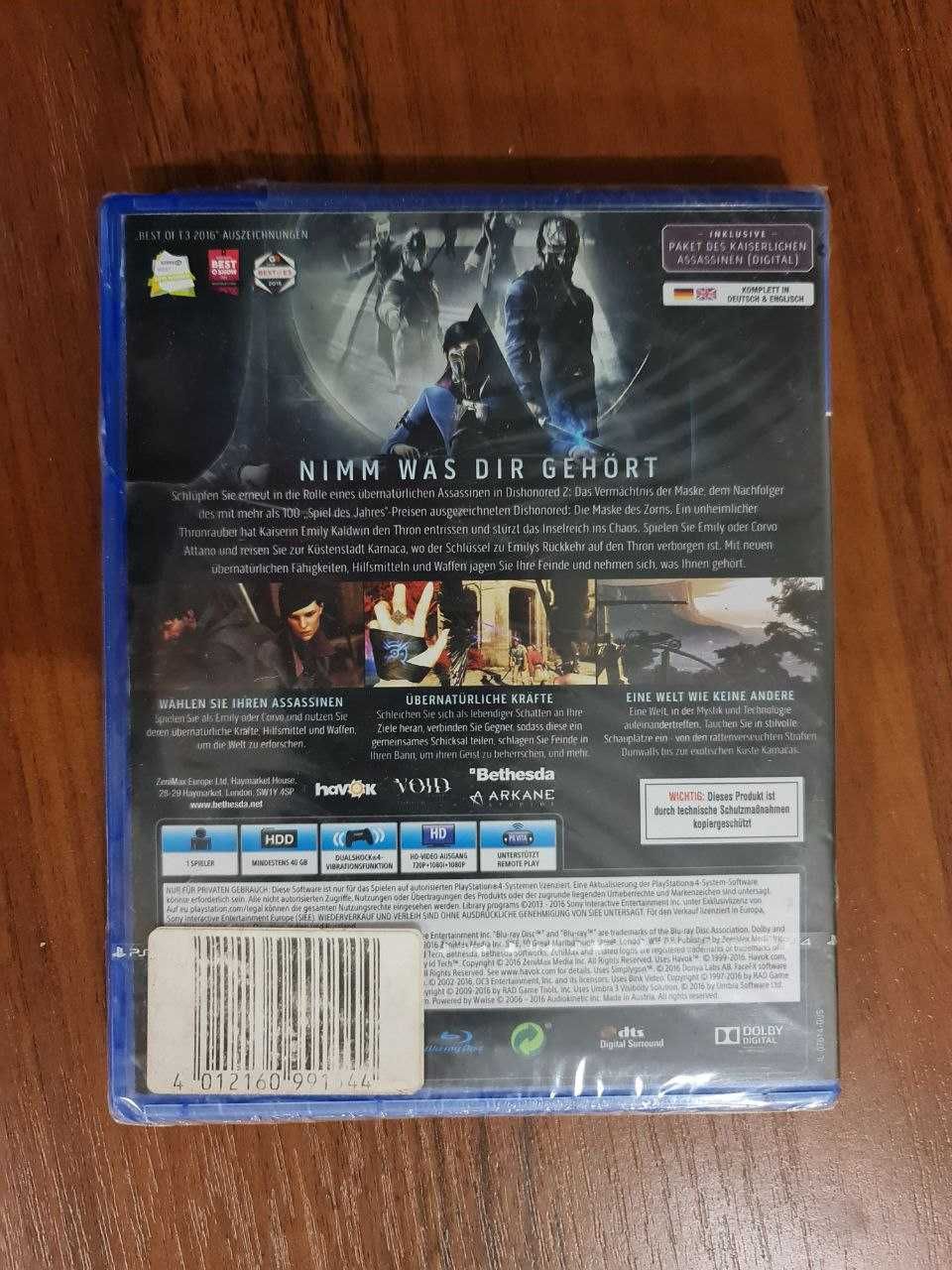 Dishonored 2 PS4