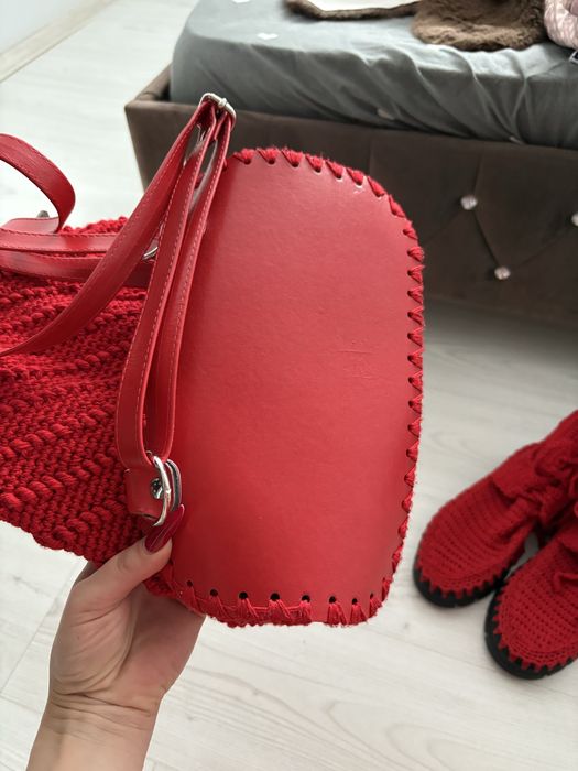 Set ghete si rucsac crosetate manual