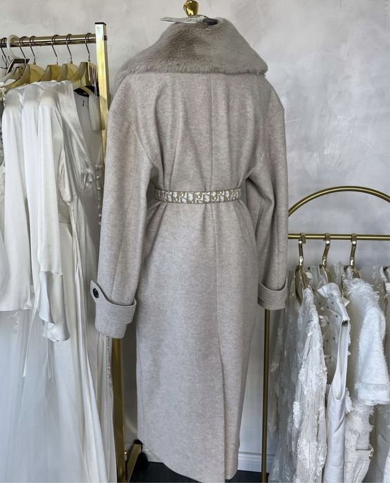 Palton elegant cu curea