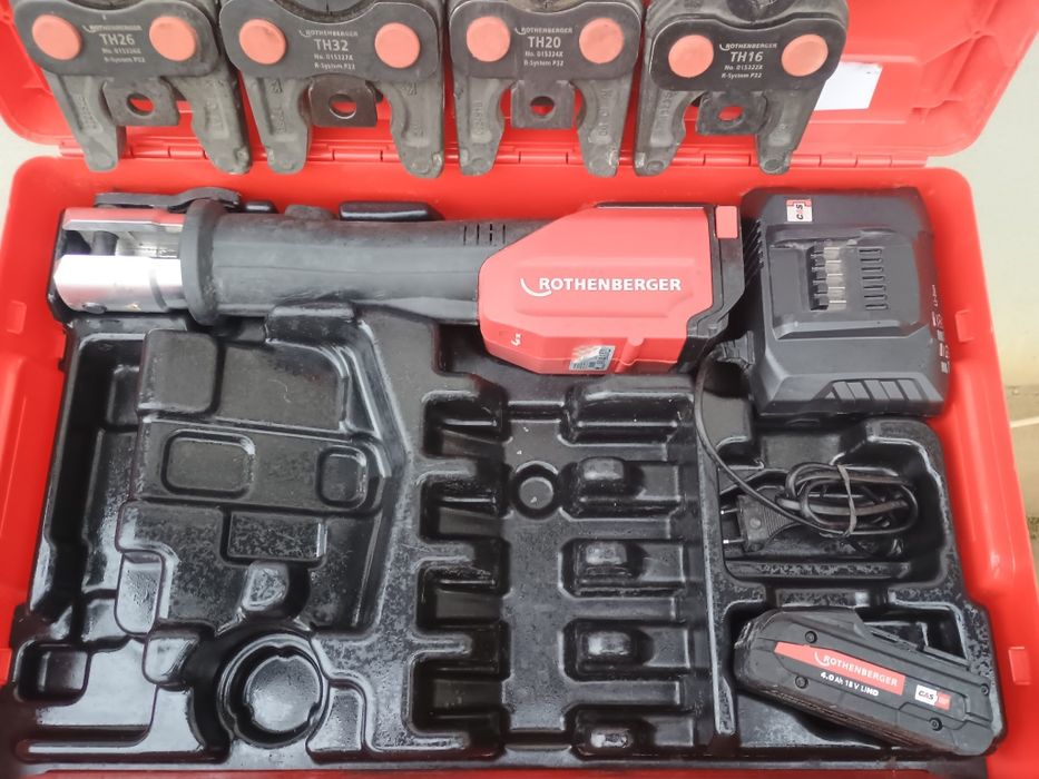 Presa sertizat rothenberger romax 4000 set cu 5 bacuri th,cutie,incarc