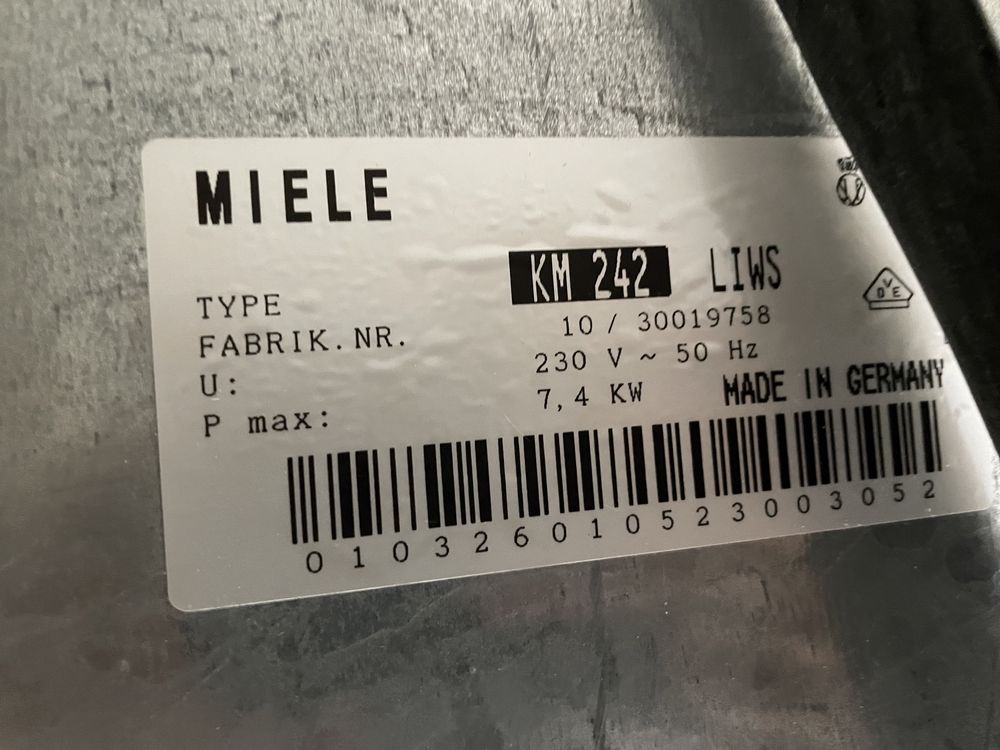 Miele KM242 керамичен плот за вграждане EDST CERAN