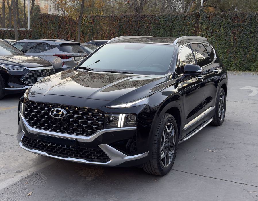 Hyundai Santa Fe 2022, 2.4 — Ideal holatda! Qora rangda.