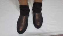 Botine trendy captusite fin,  piele naturala de la GARDA, marimea 38