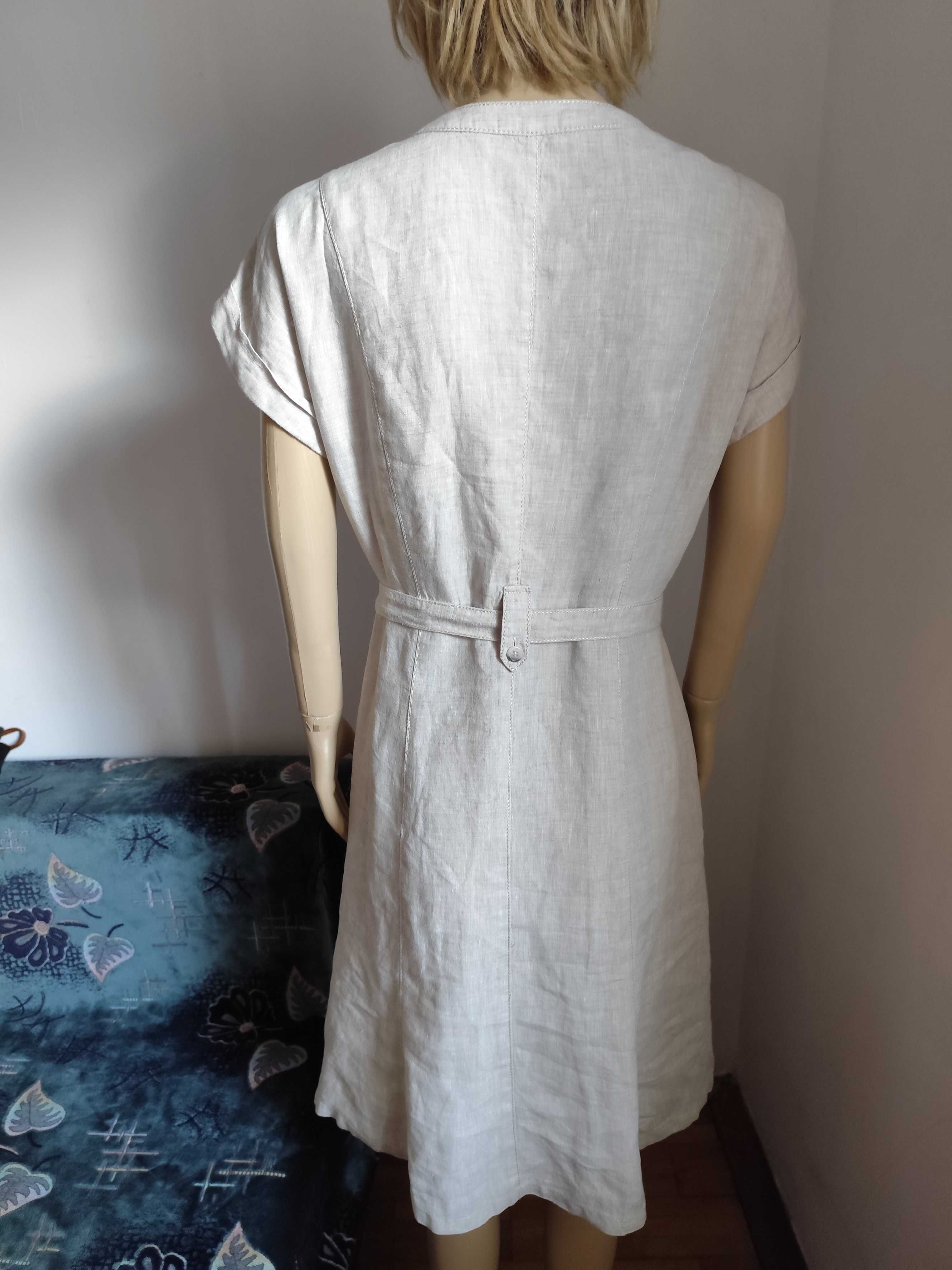 Rochie din in PUBLIC-masura 38-40-Noua!