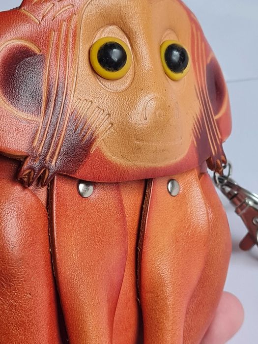 Portofel din piele - MAIMUȚĂ