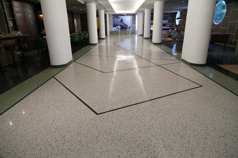 Терраццо напольное покрытие (Terrazzo pol qoplamasi)