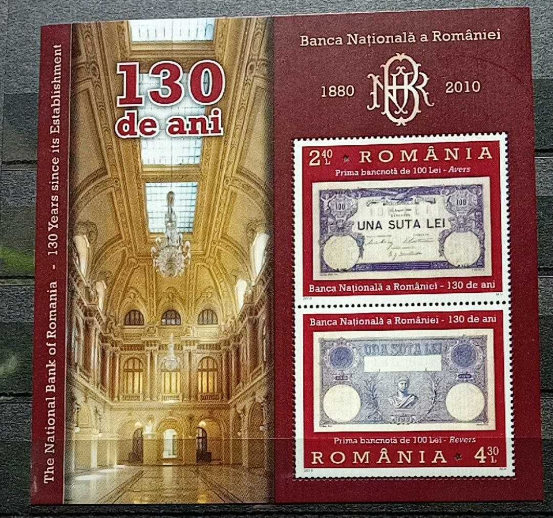 Lot timbre romanesti recente - colite si serii bloc MNH, 17 lei bucata