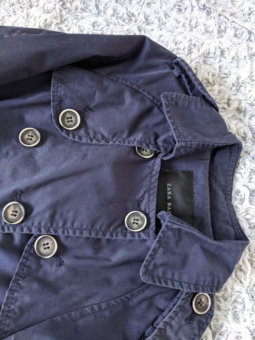 Trench Zara Basic măr S