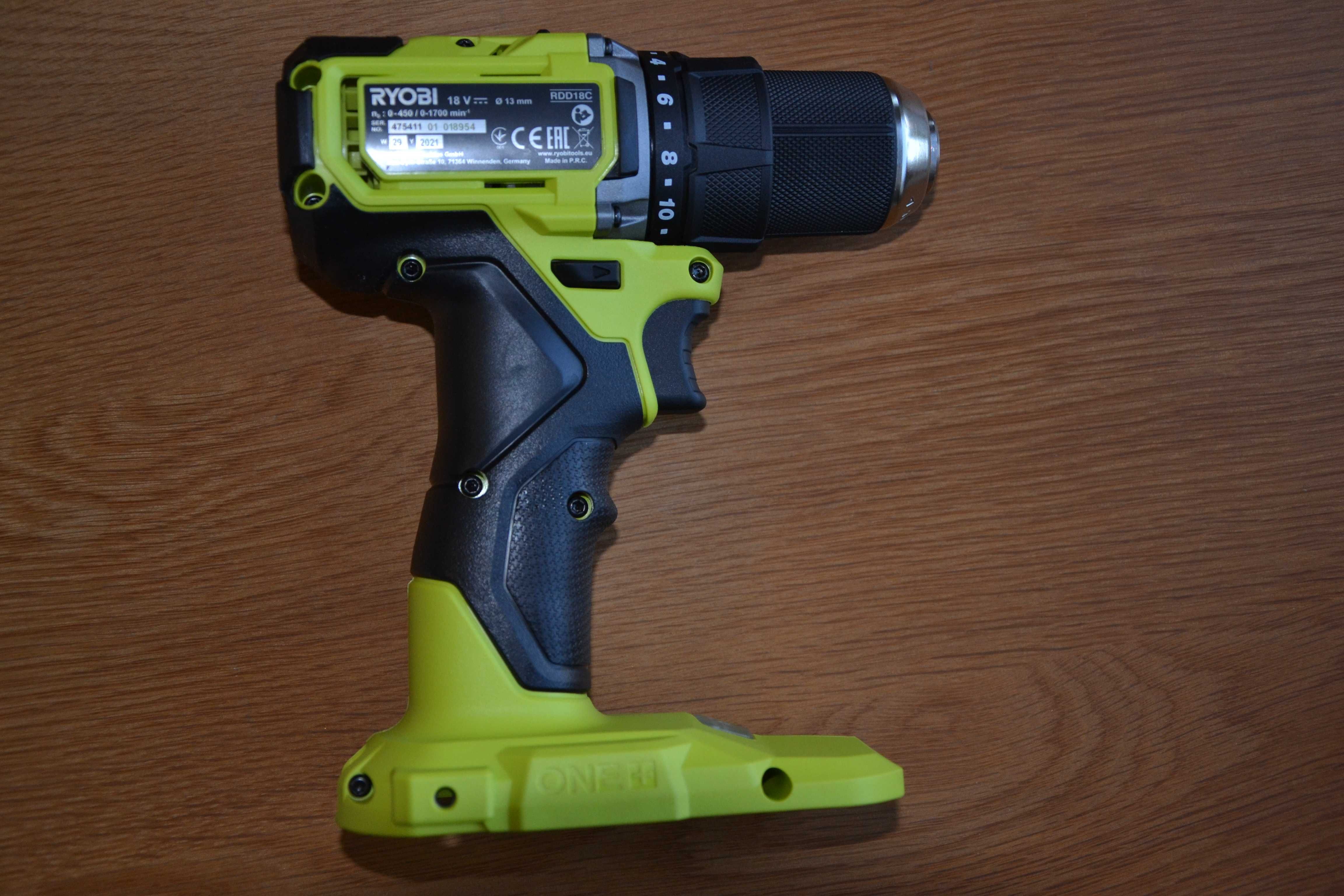 Нов безчетков винтоверт Ryobi RDD18C