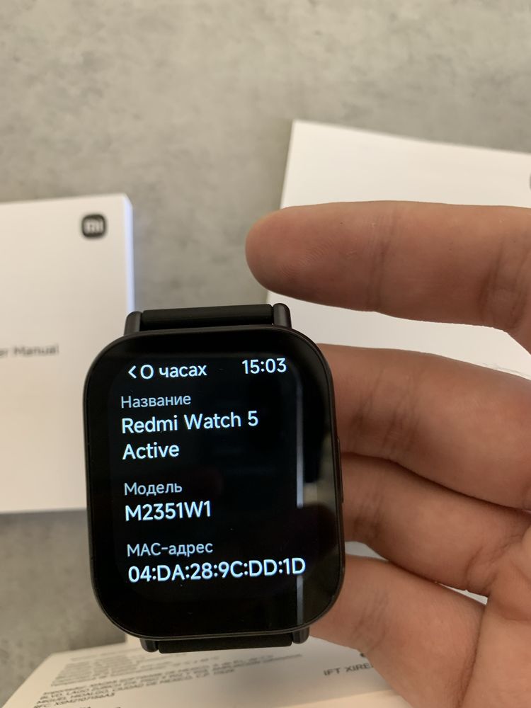 Redmi watch 5 active почти новые