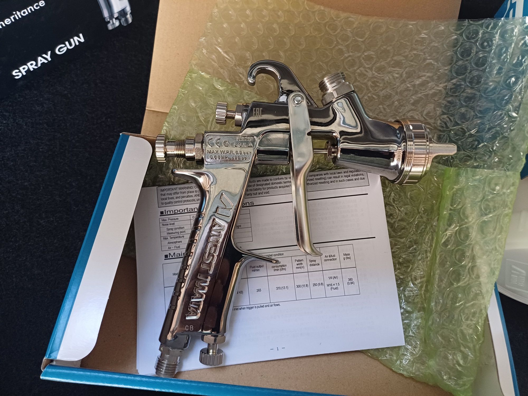Pistol profesional vopsit Anest Iwata W400 Classic ,duza fina