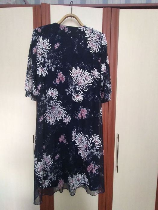 Женское платье с накидушкой размер 50-52