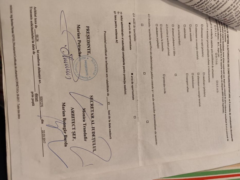 Vând teren Clinceni Ordoreanu