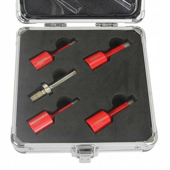 Set carote diamantate piatra gresie faianta beton 6-12mm M14  (M22596)