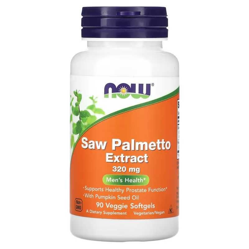 NOW Foods Пантотеновая кислота серенои Saw Palmetto Pantothenic Acid