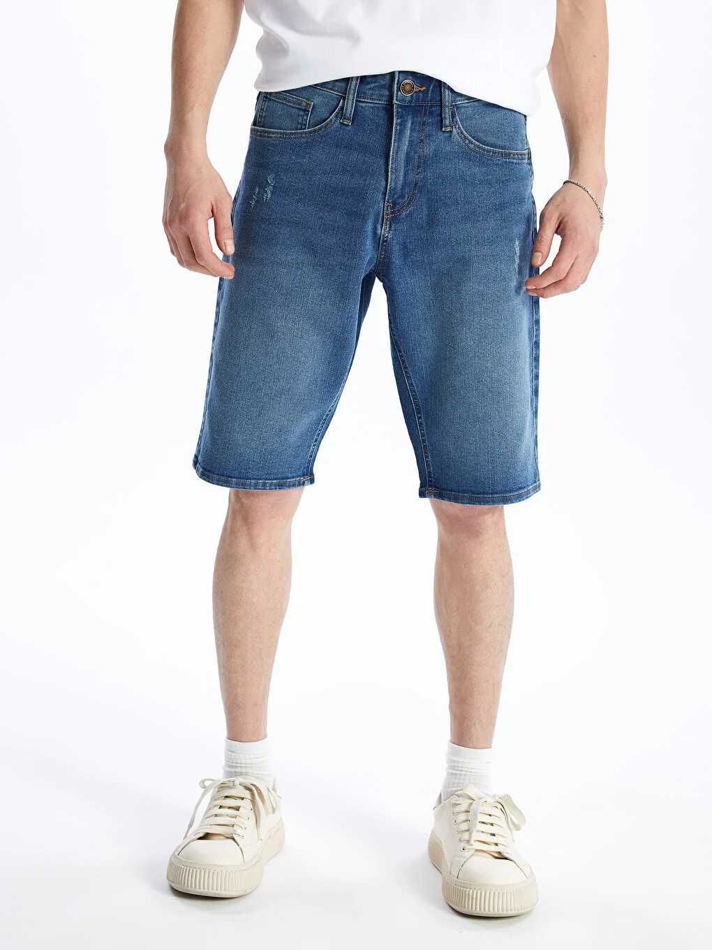 Vand pantaloni scurti LCW Jeans Standard Fit Shorts Masura M 30 Indigo
