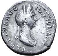Denar Imperiul Roman - Plotina (soția lui Traian)