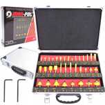 Set freza lemn 35 piese 8mm (M22550)