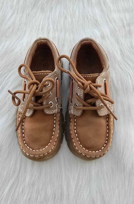 Детски обувки мокасини №25 естествена кожа