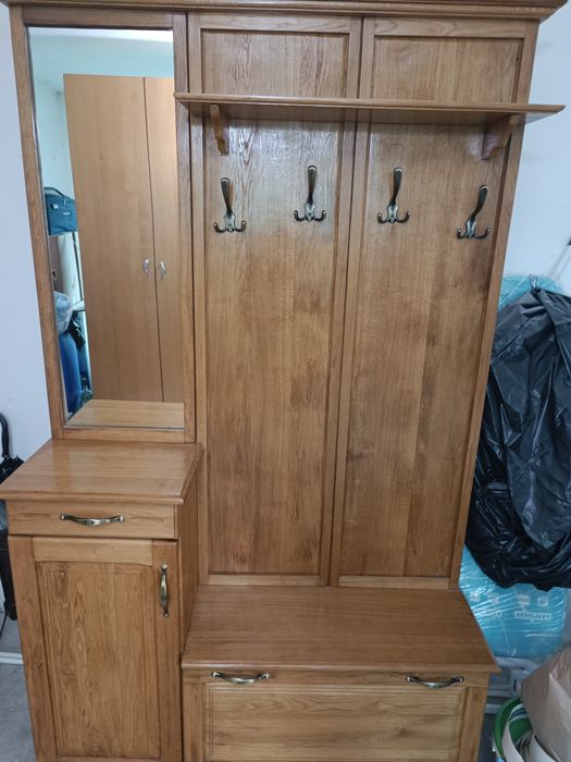 Mobilier, cuier hol , stejar 205 -120 cm