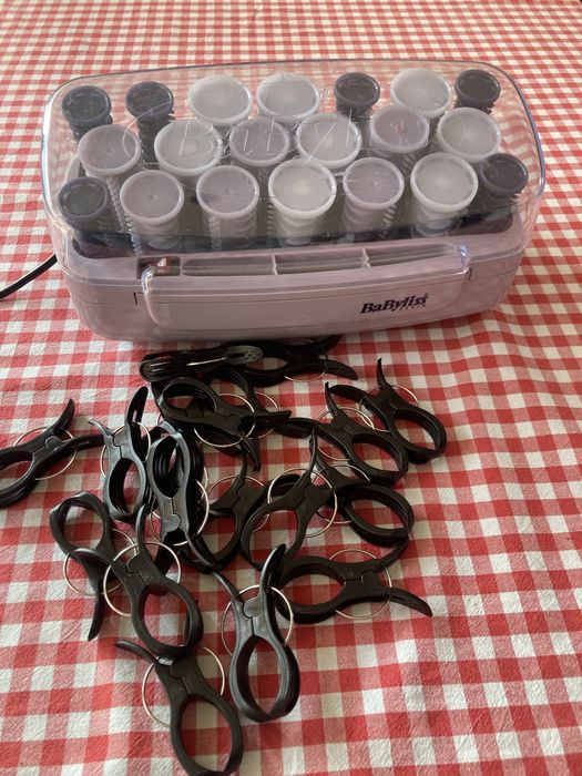 Teusa bigudiuri electrice BABYLISS alb