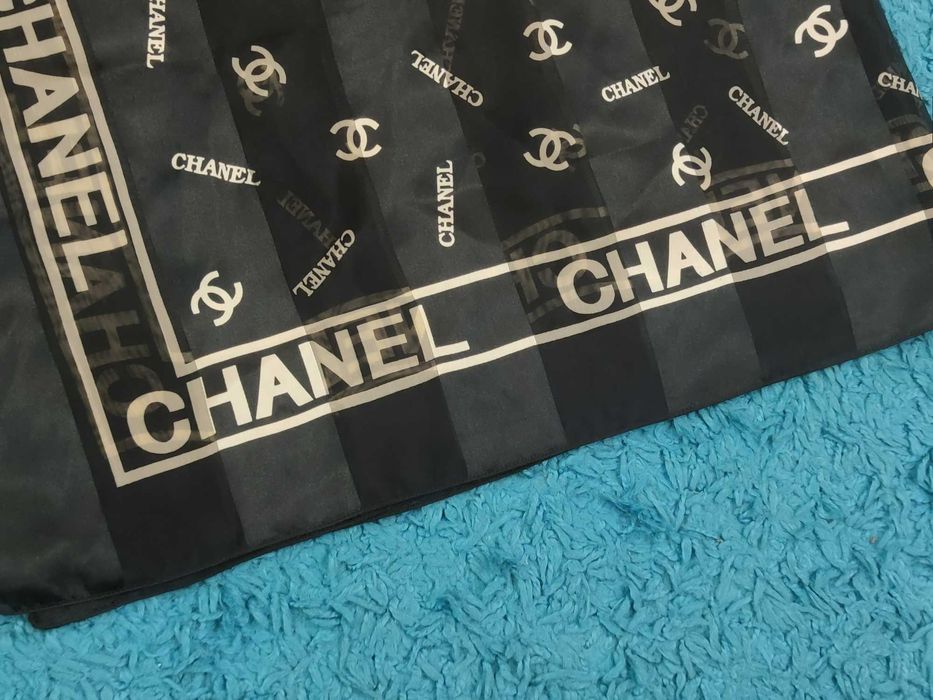 Esarfa Chanel - Matase Black