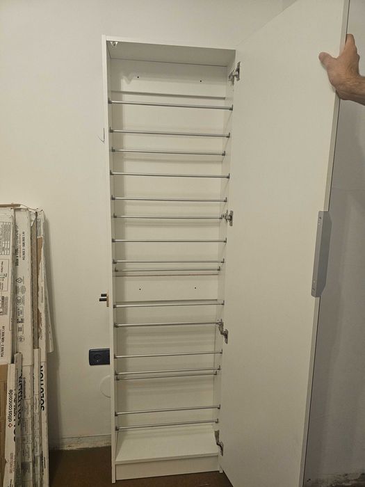 Шкаф за обувки с огледало