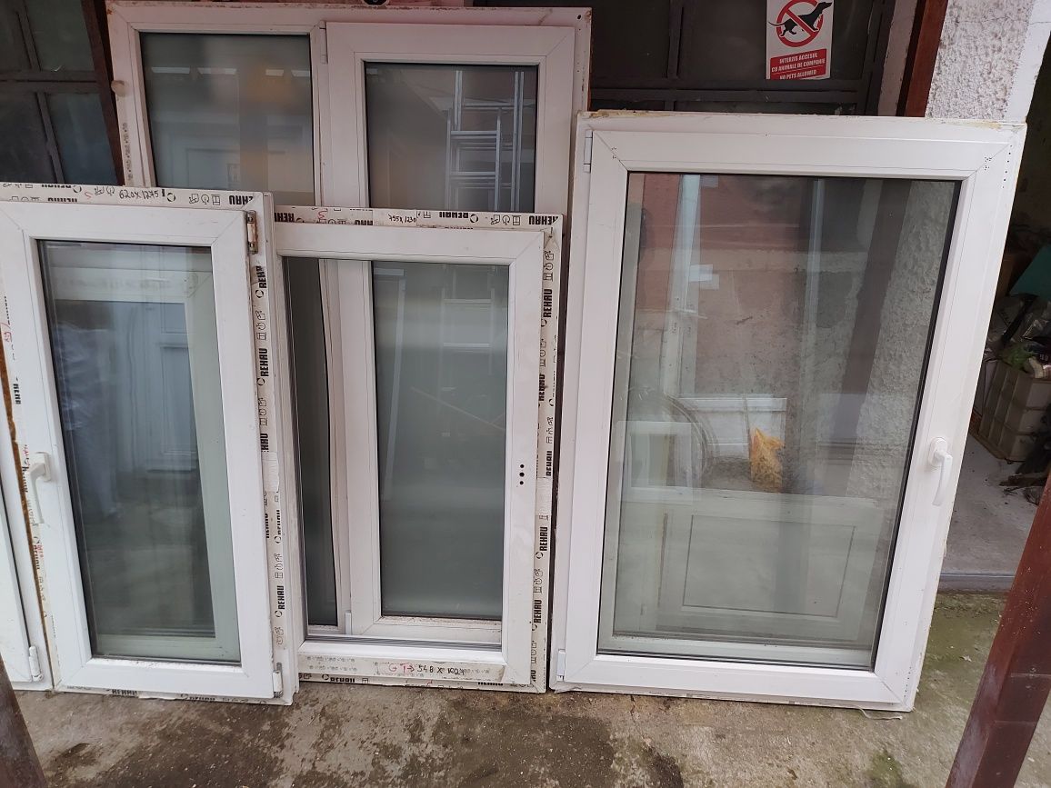 Ferestre pvc cu geam termopan second-hand
