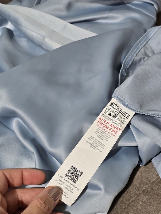 Rochie lunga ocazie satinata noua cu eticheta