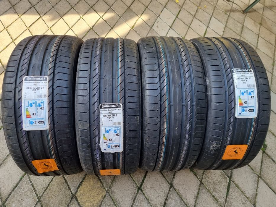 Vând 2 anvelope vara noi 265 40 21 Continental