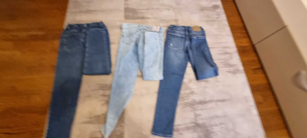 Set jeans 3 perechi 34 in talie (13-14 ani 164)
