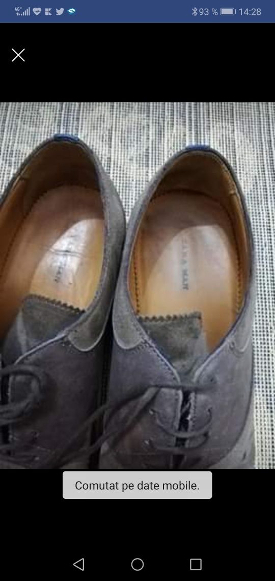Pantofi marimea 44 fara defecte ascunse