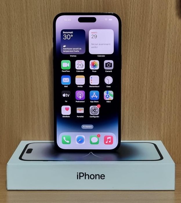 iPhone 14 Pro 256 GB full box impecabil
