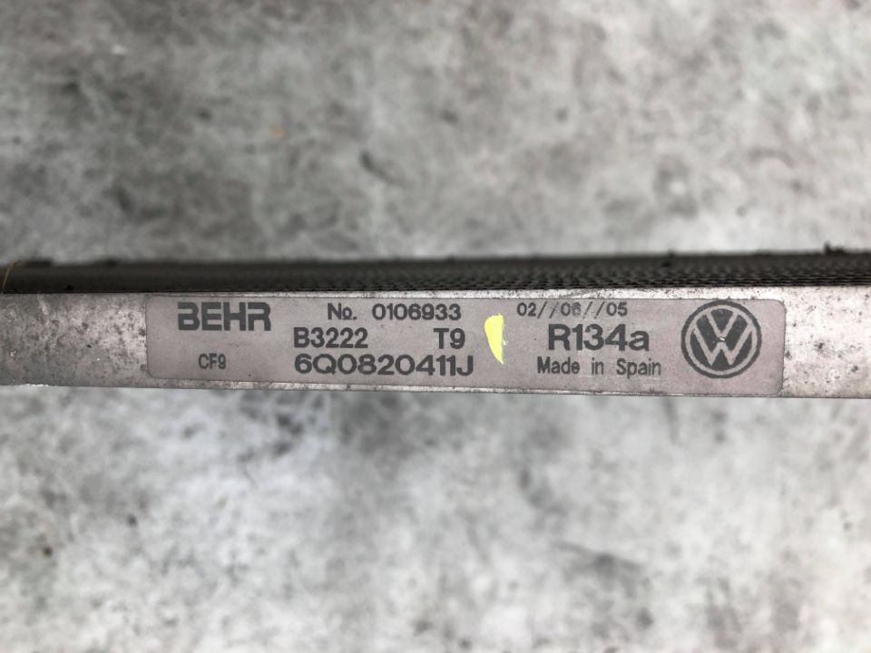 radiator clima ac vw fox polo 9n skoda fabia 1