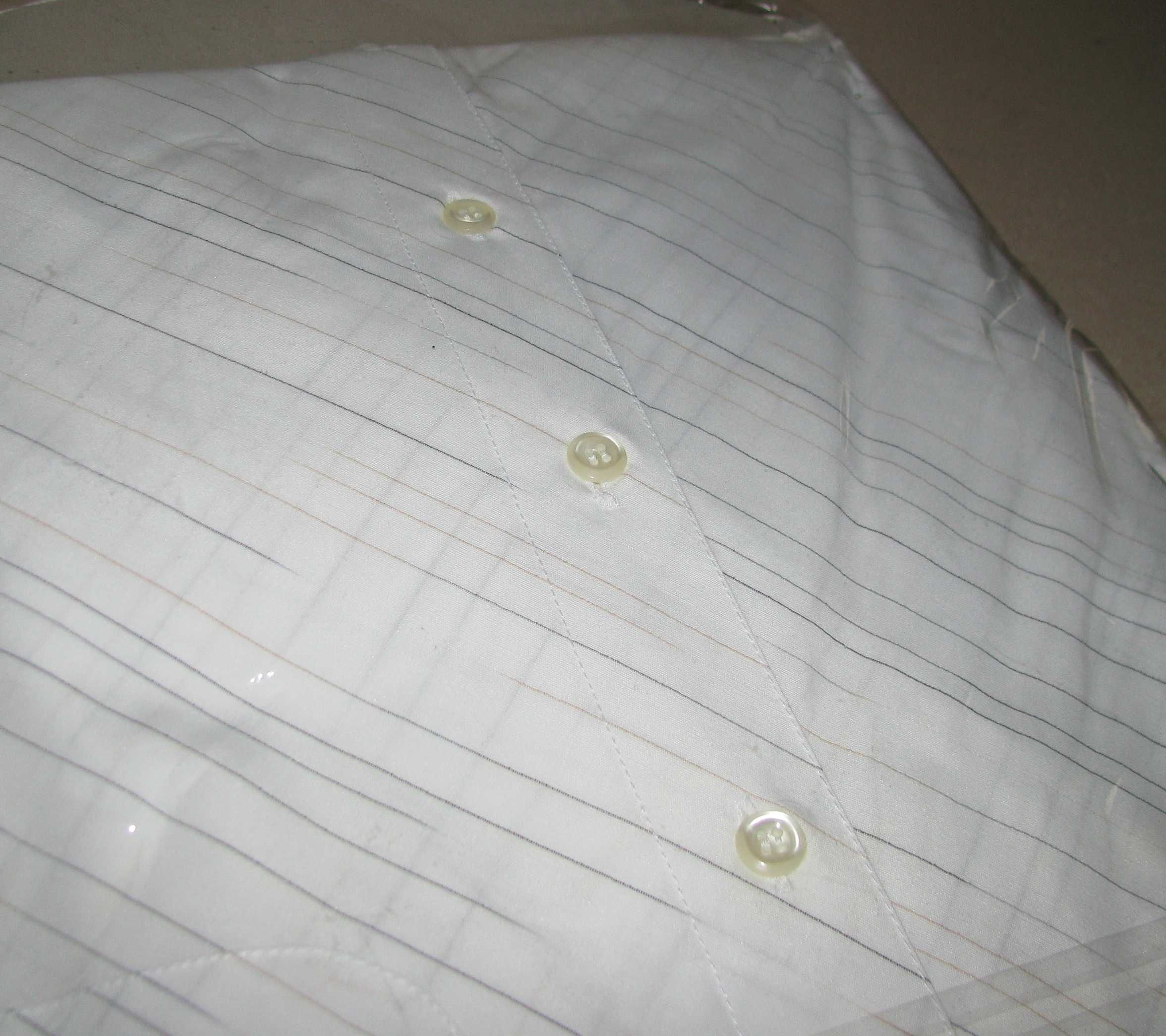 Мъжка риза Крис Prevail дълъг ръкав XL 43/44 бяла бледосиня резеда