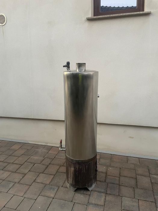 Boiler din inox pe lemne