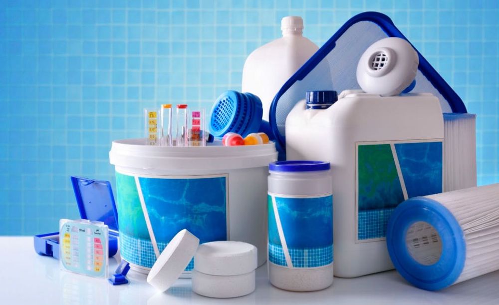 Химия для бассейнов - хлор, альгицид, коагулянты и др.