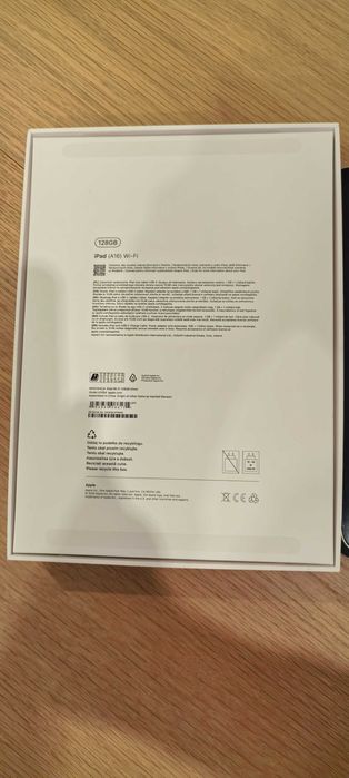 Ipad A16 wifi 128GB A3354 Silver