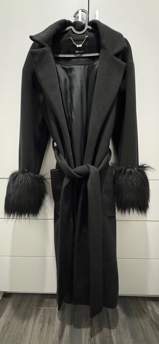 Bsb черно зимно палто