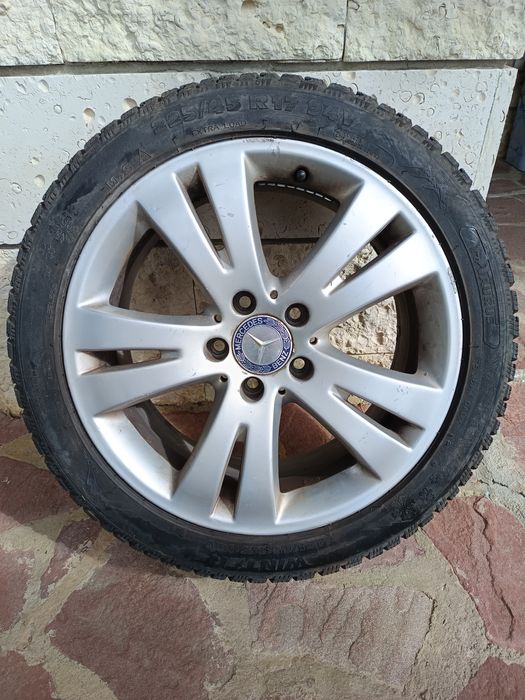 Комплект 4 джанти с много добри зимни гуми за Мерцедес С(W204)