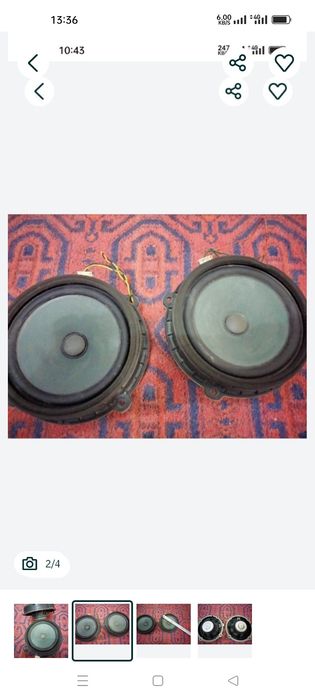 Автокалонки 2 шт оригинал