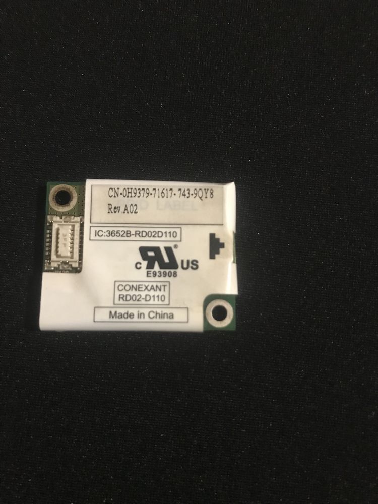 Dell D520 D530 D620 D820 D830 Genuine Conexant RD02-D110 Modem Card