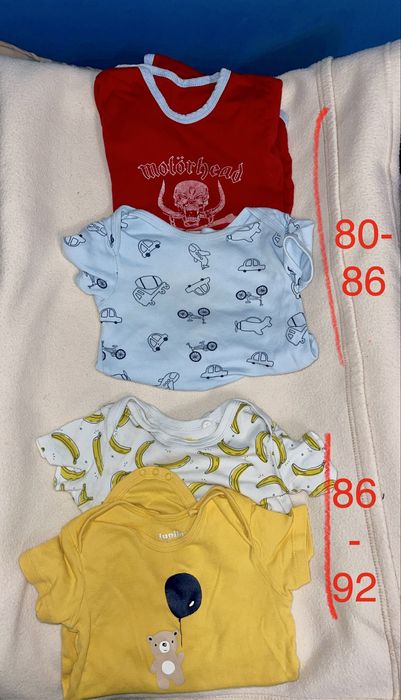 Бодита за момче 80-92 с къс и дълъг ръкав