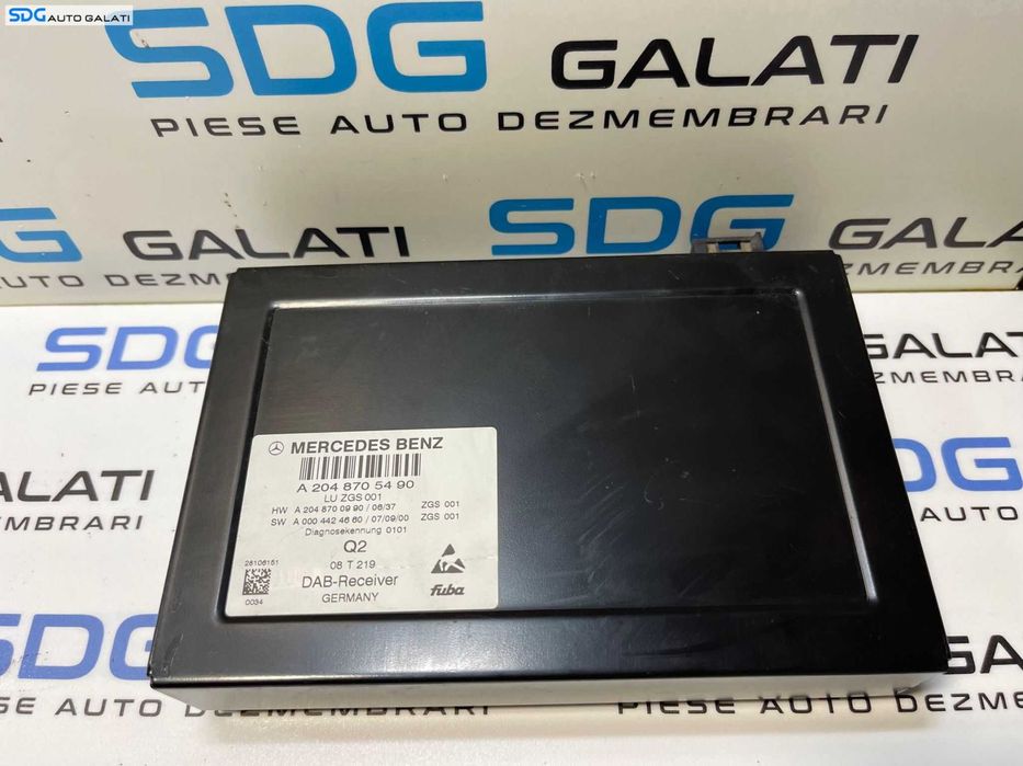 TV Tuner Receiver Modul Antena TV Mercedes Clasa S Class W221 S320 2005 - 2013 Cod A2048705490 A2048700990 A0004424660 [L7057]