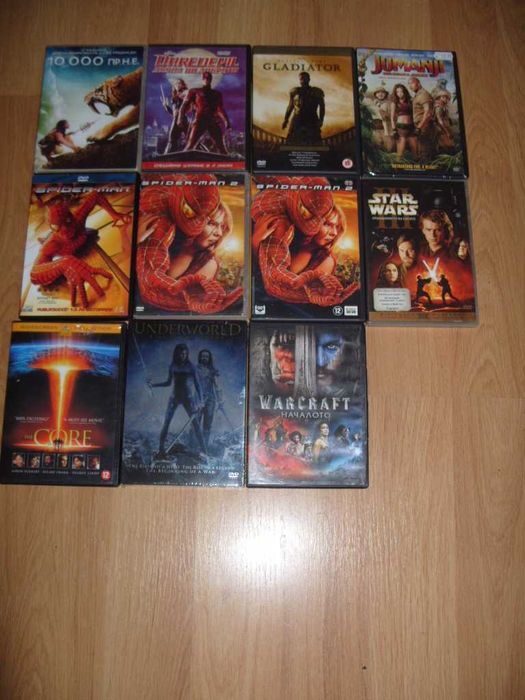 Анимации и филми на DVD