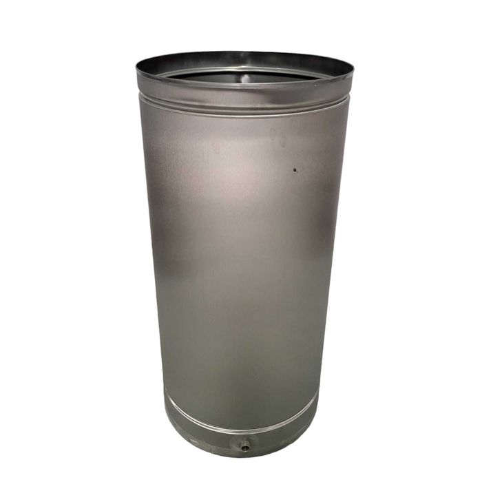 Butoi inox cu capac flotant penumatic cu canea/robinet inox 180 litri