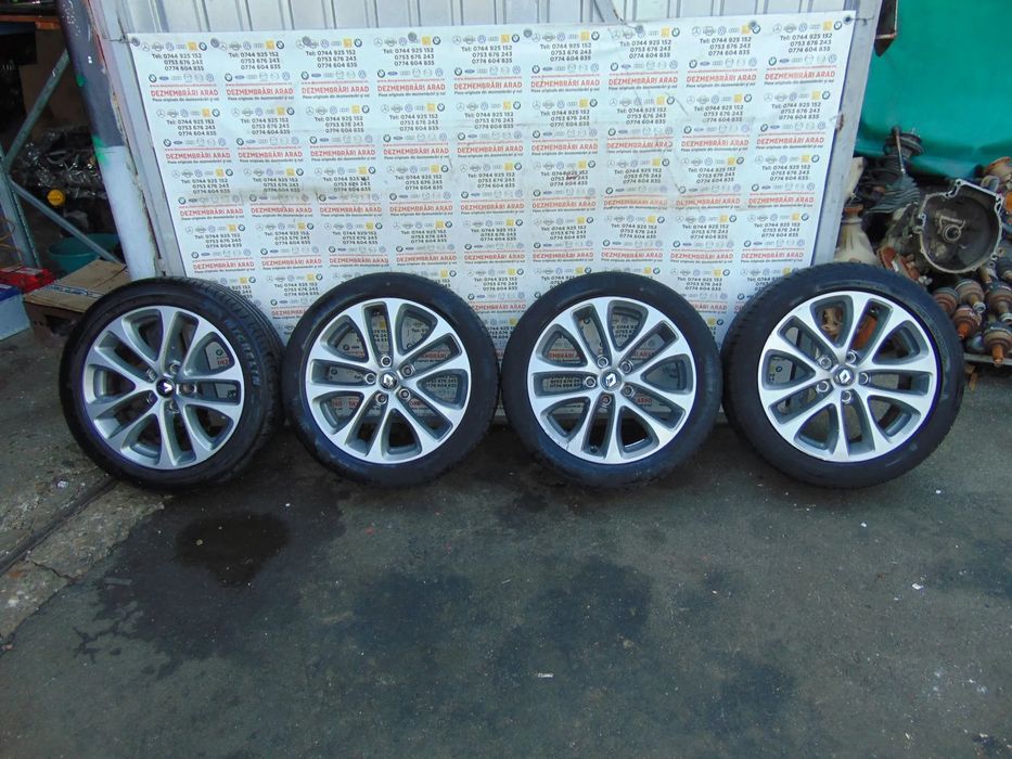 Jante aluminiu Renault Megane 4 r17 jante aliaj cu anvelope 205/50/r17 Talisman Fluence Captur dacia duster kadjar