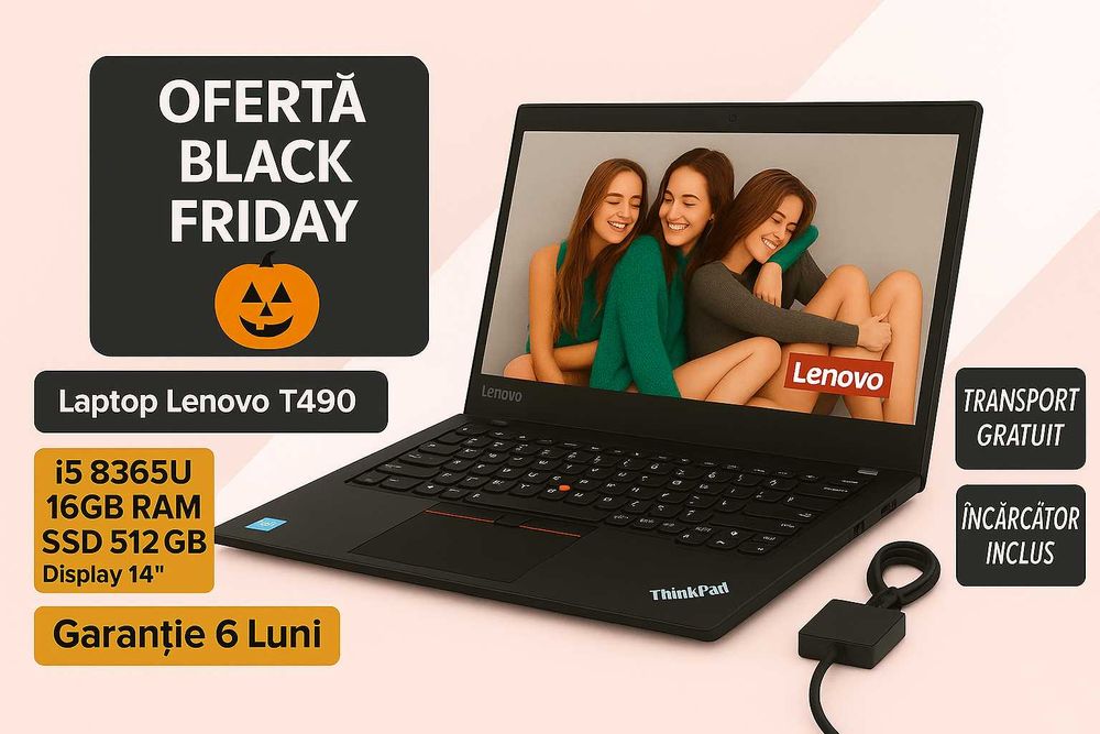 Laptop Lenovo T490 I5 8365U 16GB Ram SSD 512GB Garantie  Touch Screen