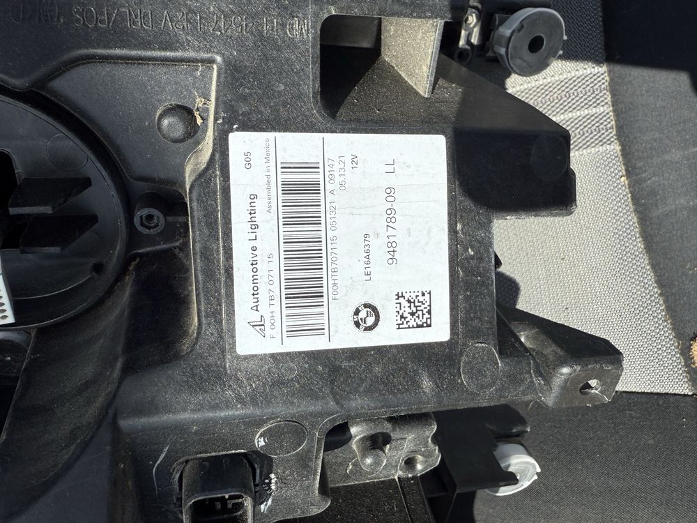 Bmw G05 left headlight LASER ляв фар X5 Г05